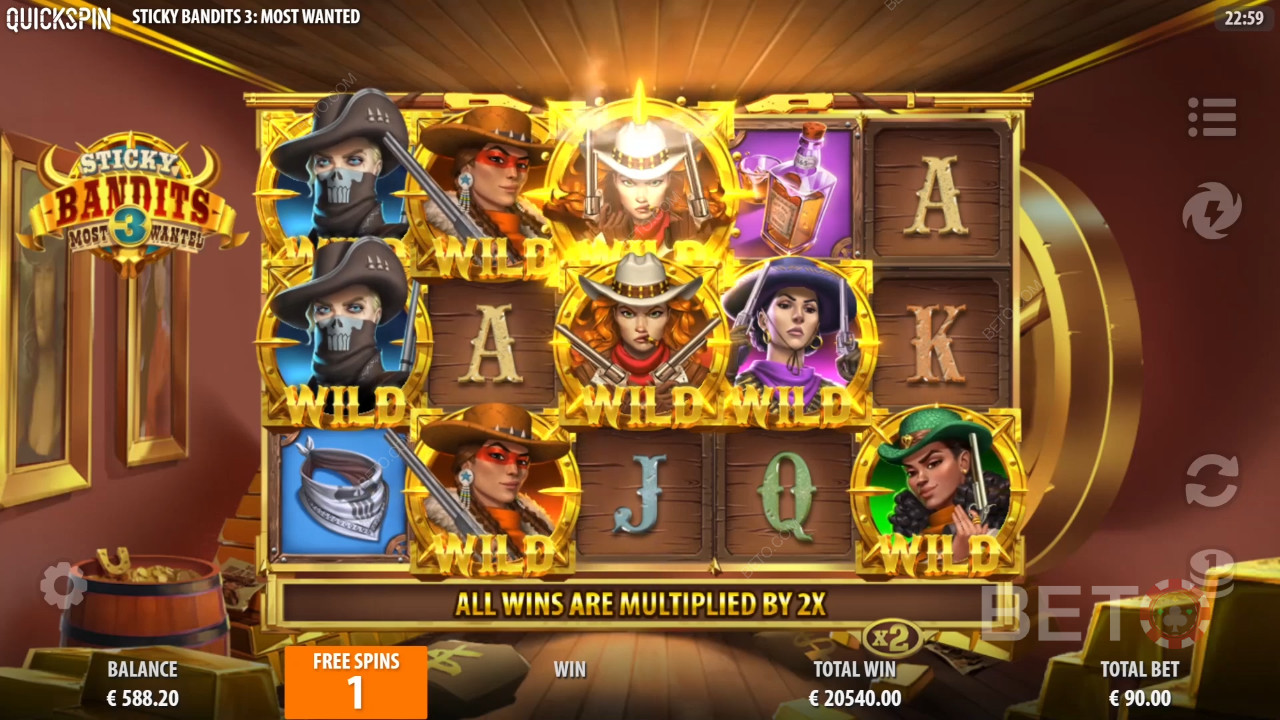 Sticky Bandits 3 Most Wanted Überprüfung durch BETO Slots
