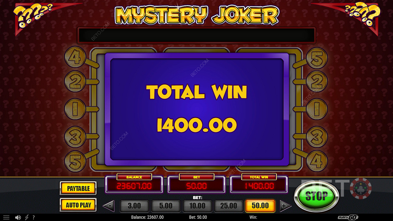 Gewinnen Sie das 6.020-fache Ihres Einsatzes beim Mystery Joker Video Slot!