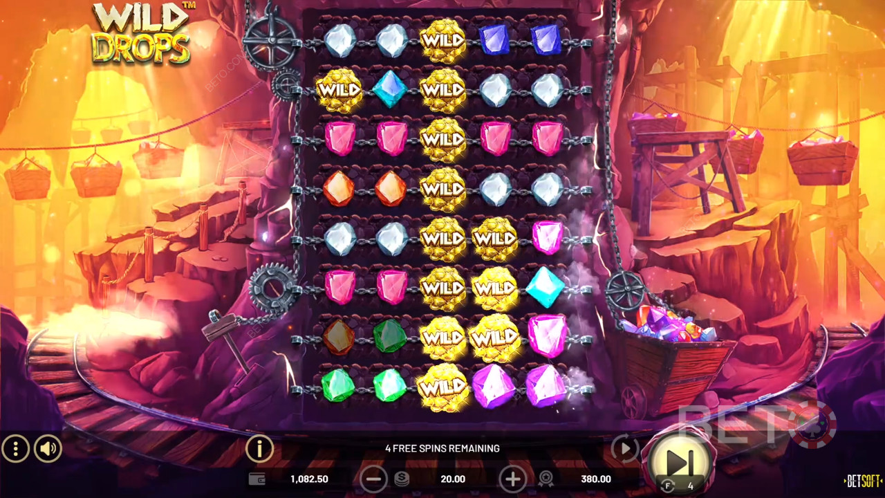 Wild Drops Überprüfung durch BETO Slots