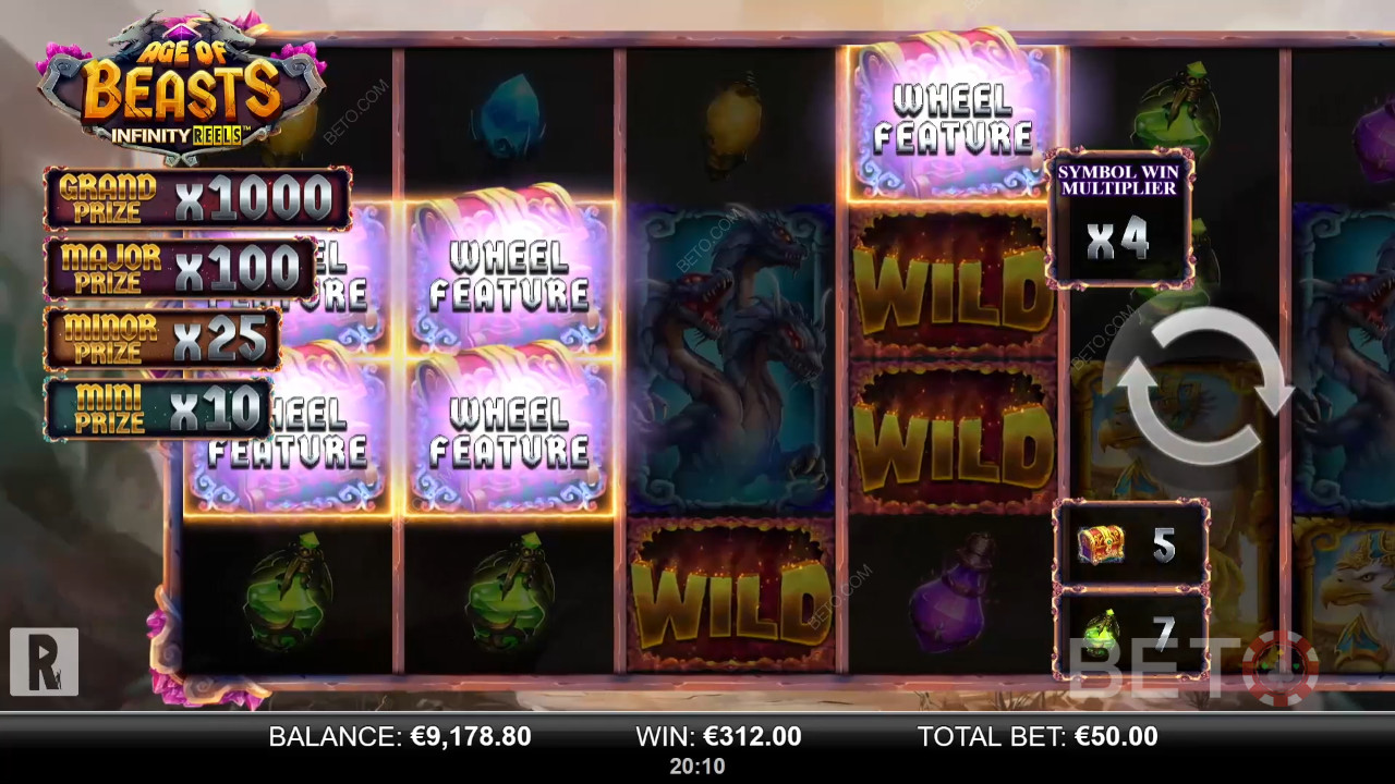 Age of Beasts Infinity Reels Überprüfung durch BETO Slots