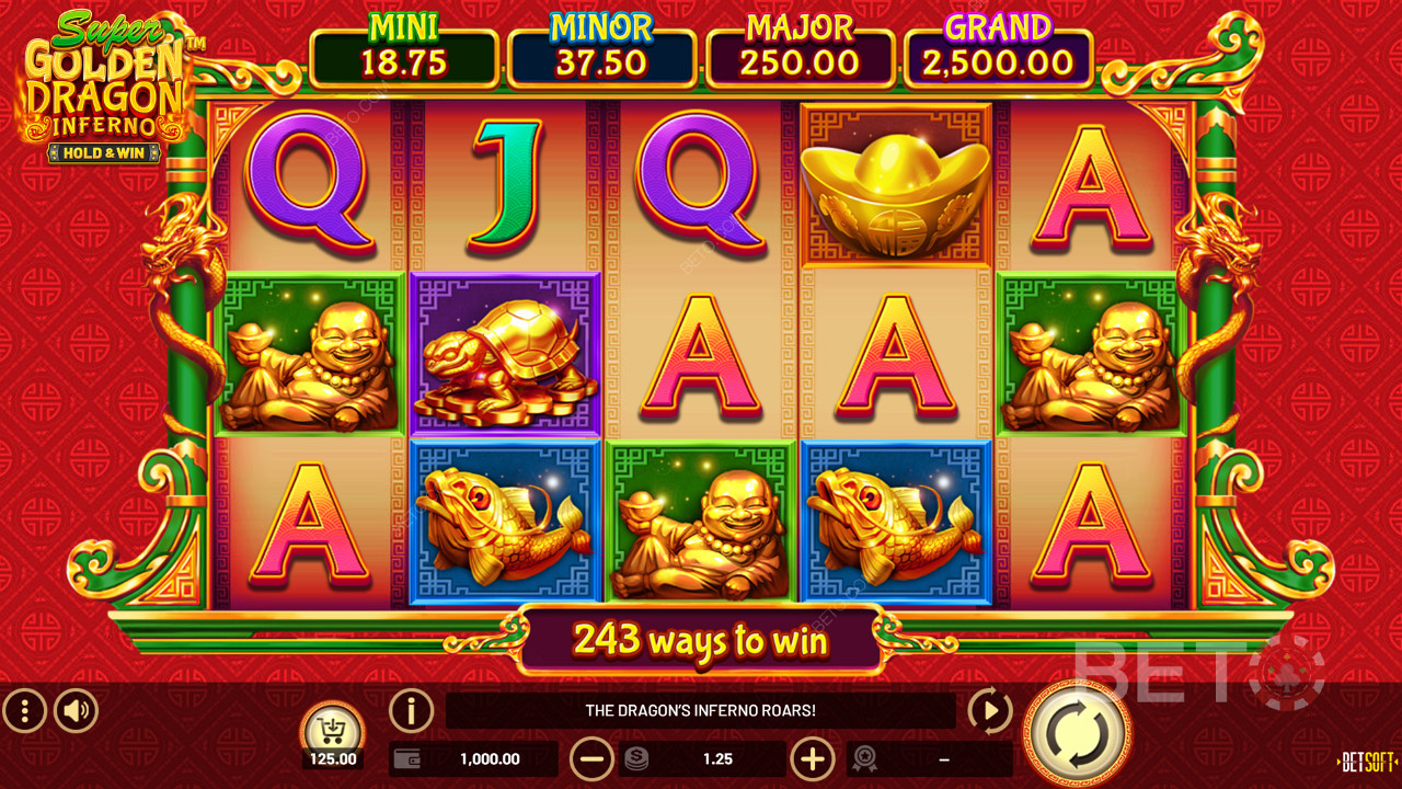 Super Golden Dragon Inferno  Kostenlos Spielen
