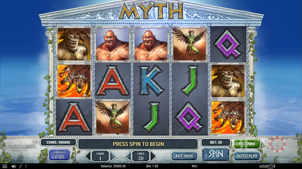 Mythos Überprüfung durch BETO Slots