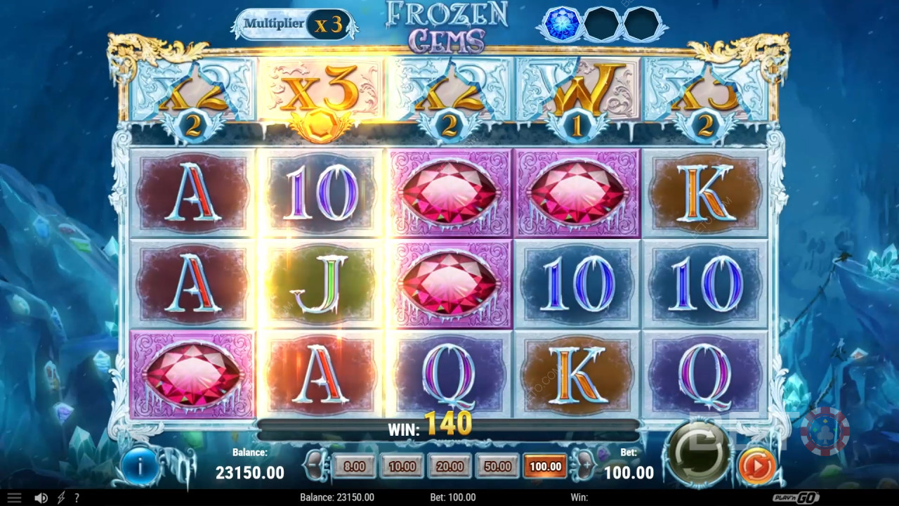 Gefrorene Edelsteine Überprüfung durch BETO Slots
