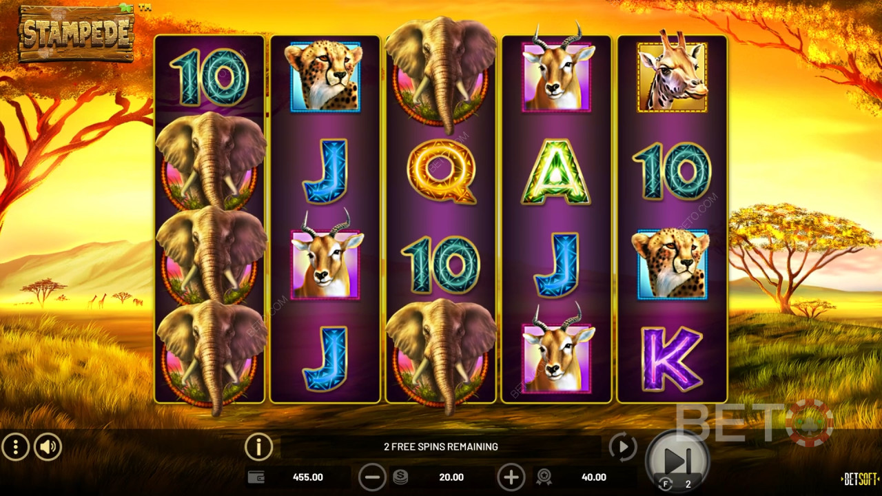 Stampede Überprüfung durch BETO Slots