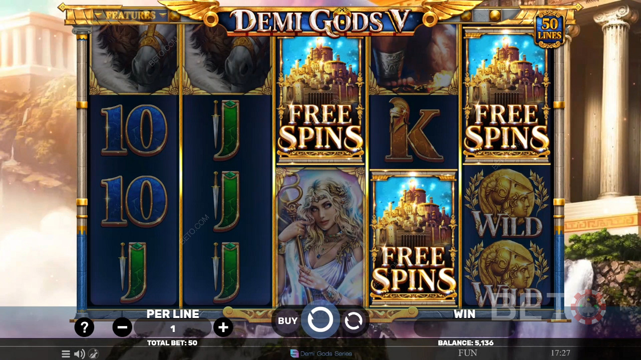 Demi Gods V Überprüfung durch BETO Slots