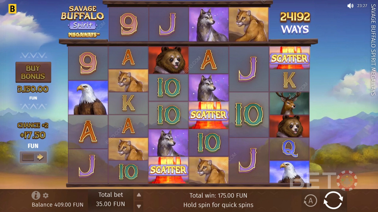 Savage Buffalo Spirit Megaways  Kostenlos Spielen