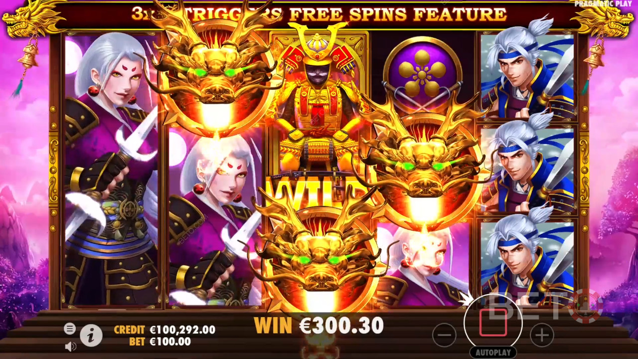Gewinnen Sie das 1.000-fache Ihres Einsatzes beim Rise of Samurai Online Slot!
