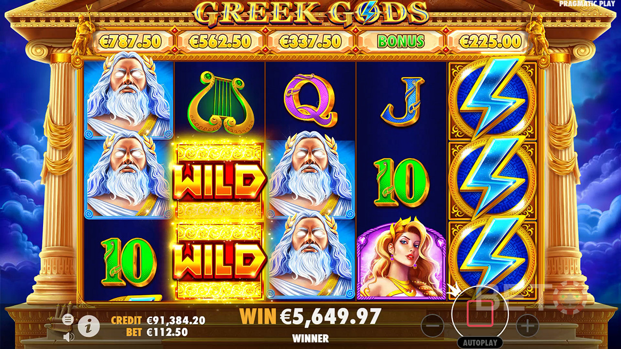 Griechische Götter Überprüfung durch BETO Slots