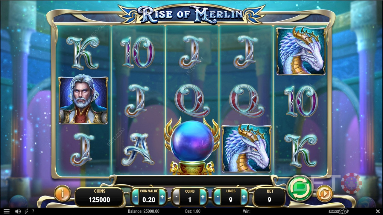 Rise of Merlin Online-Spielautomat