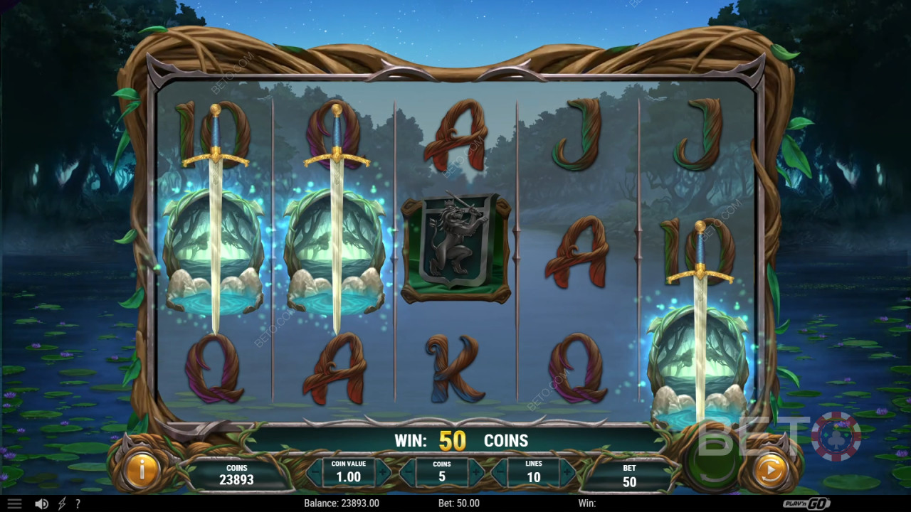 Lord Merlin und die Dame des Sees Bewertung von BETO Slots