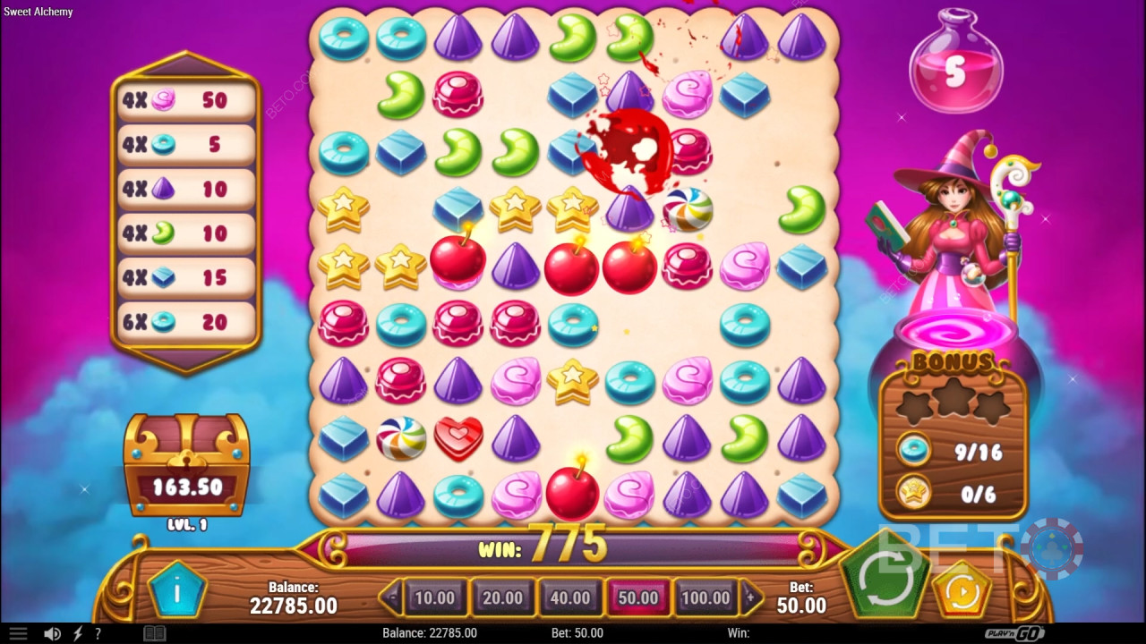 Sweet Alchemy Überprüfung durch BETO Slots