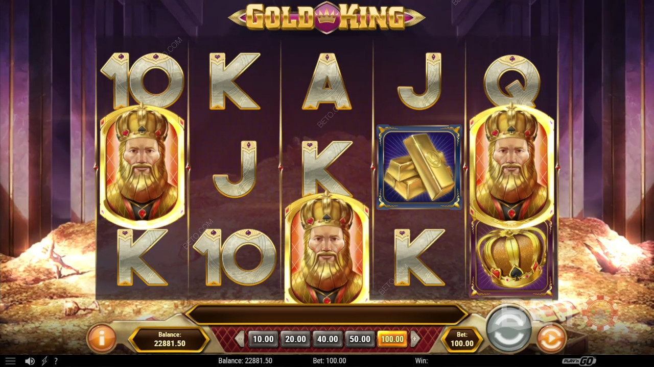Gold King Überprüfung durch BETO Slots
