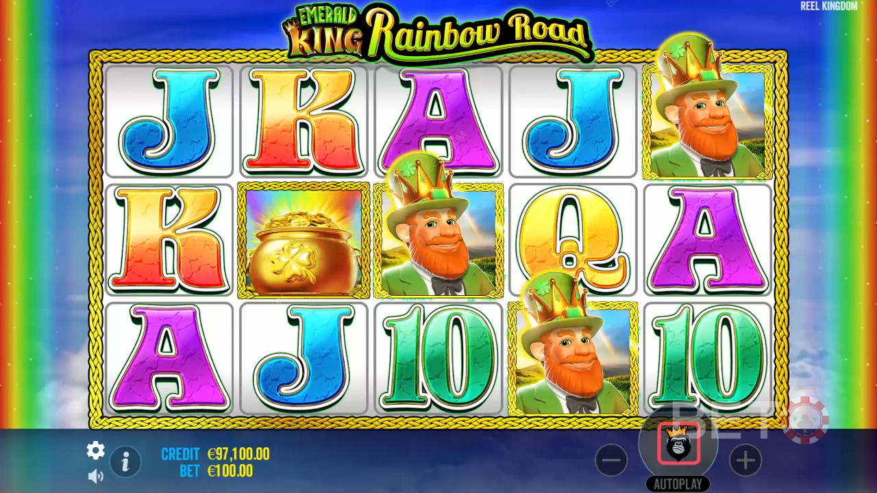 Emerald King Rainbow Road Überprüfung durch BETO Slots