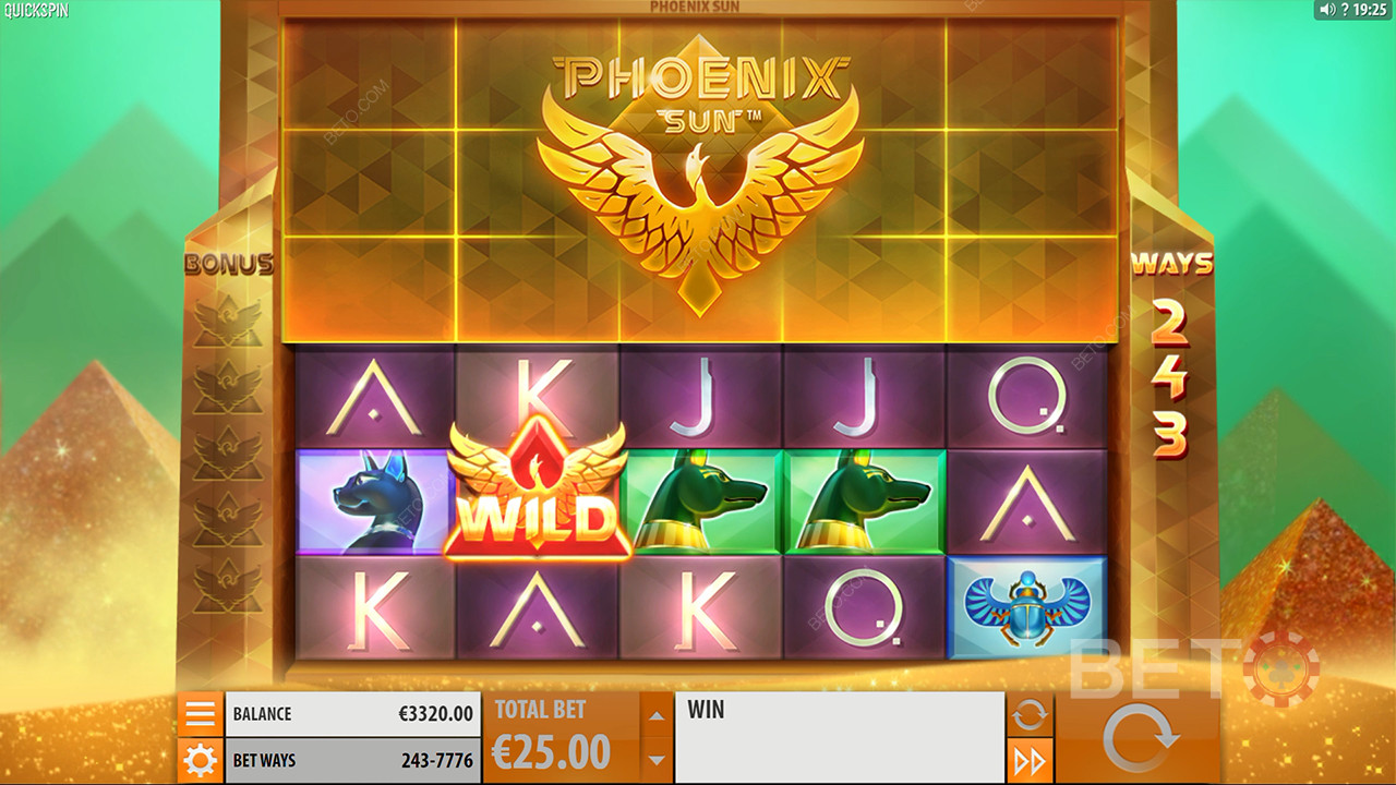 Phoenix Sun Überprüfung durch BETO Slots