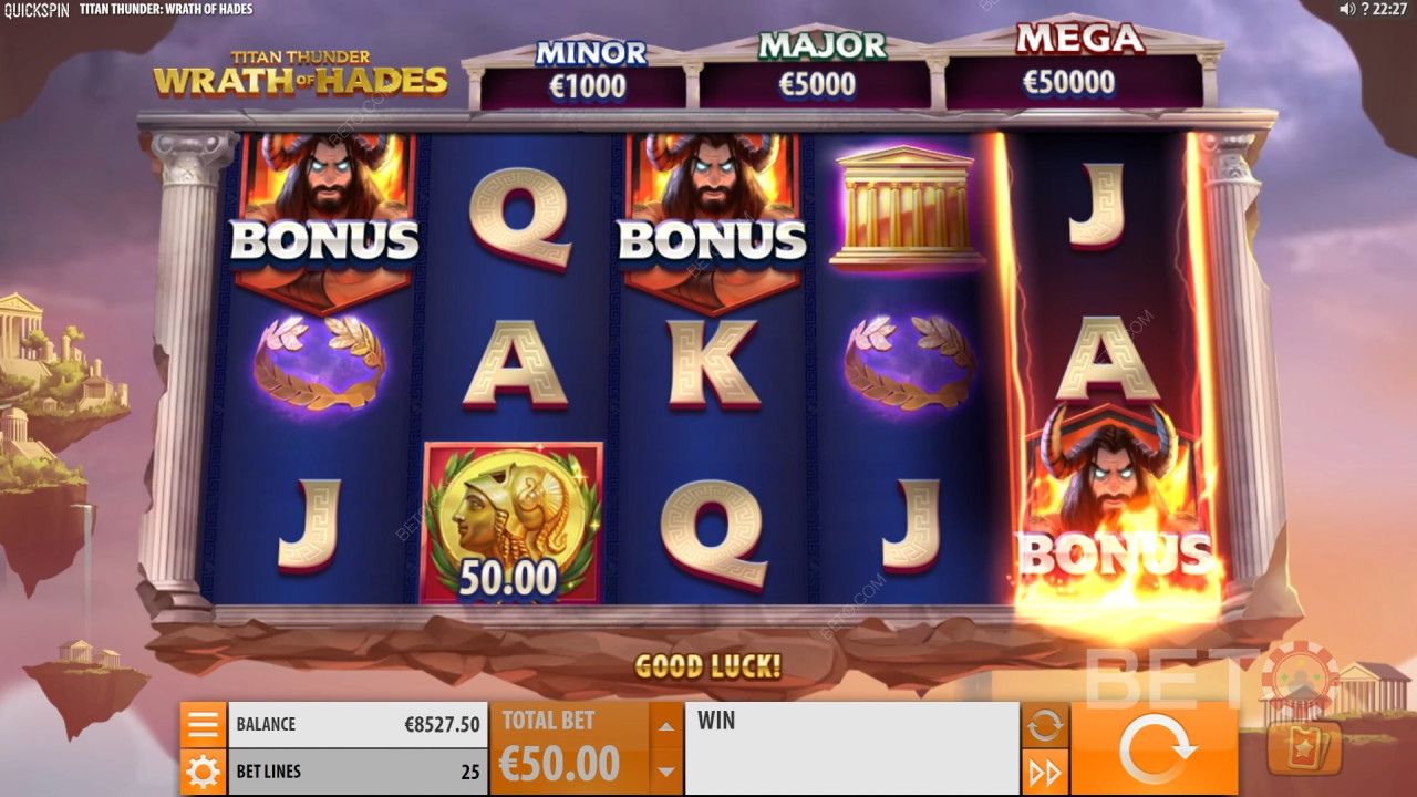 Titan Thunder: Zorn des Hades Überprüfung durch BETO Slots