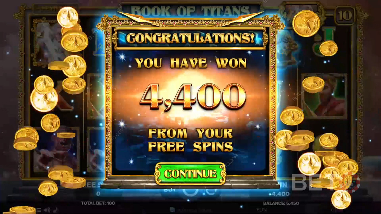 Gewinnen Sie 1000 Ihren Einsatz im Book of Titans Slot Online!