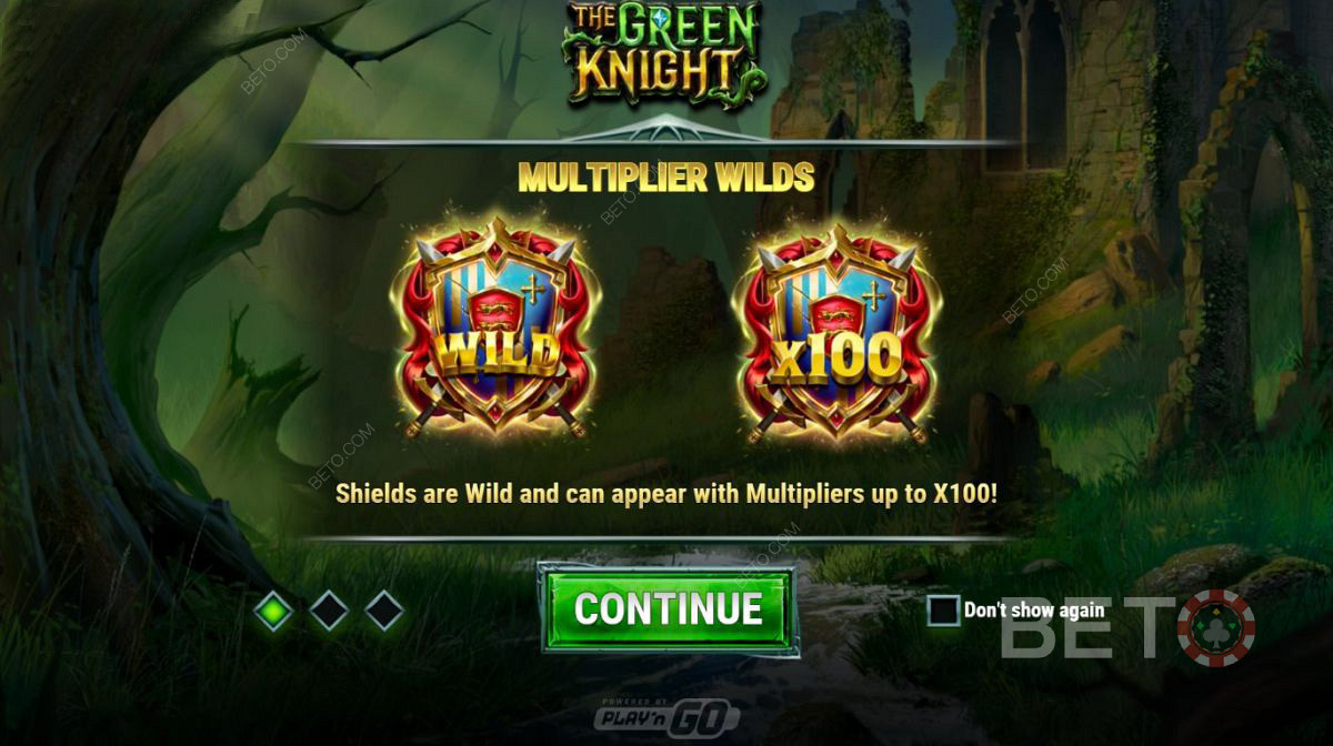Spezielle Multiplikator-Wilds in The Green Knight