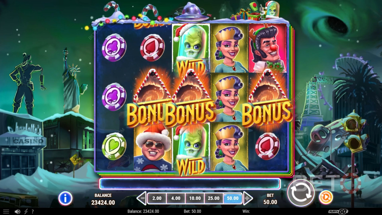 Invasion von Vegas Las Christmas Überprüfung durch BETO Slots