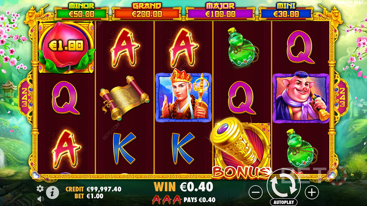 Bonusfunktionen in Monkey Warrior erklärt von Pragmatic Play