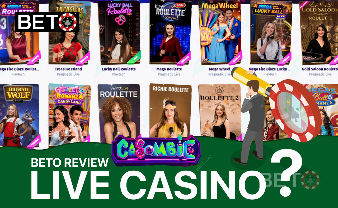 Genießen Sie eine umfangreiche Sammlung von Live-Casino-Spielen