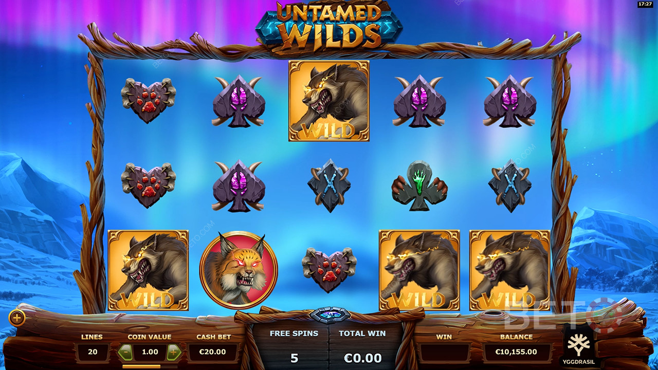 Ungezähmte Wilds Überprüfung durch BETO Slots