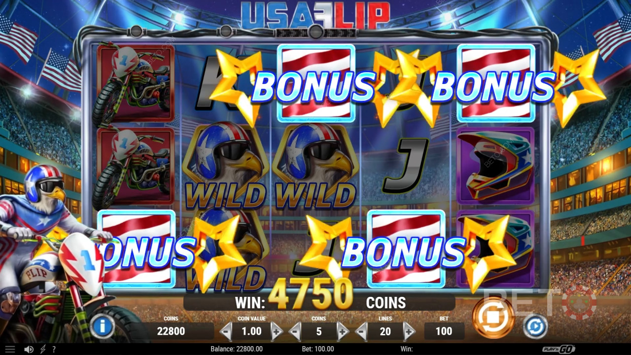 USA Flip Überprüfung durch BETO Slots