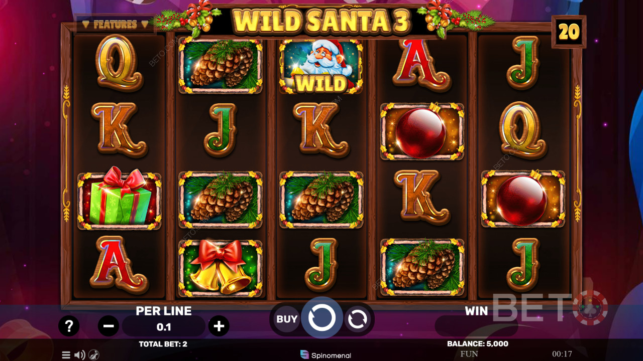 Wild Santa 3 Überprüfung durch BETO Slots