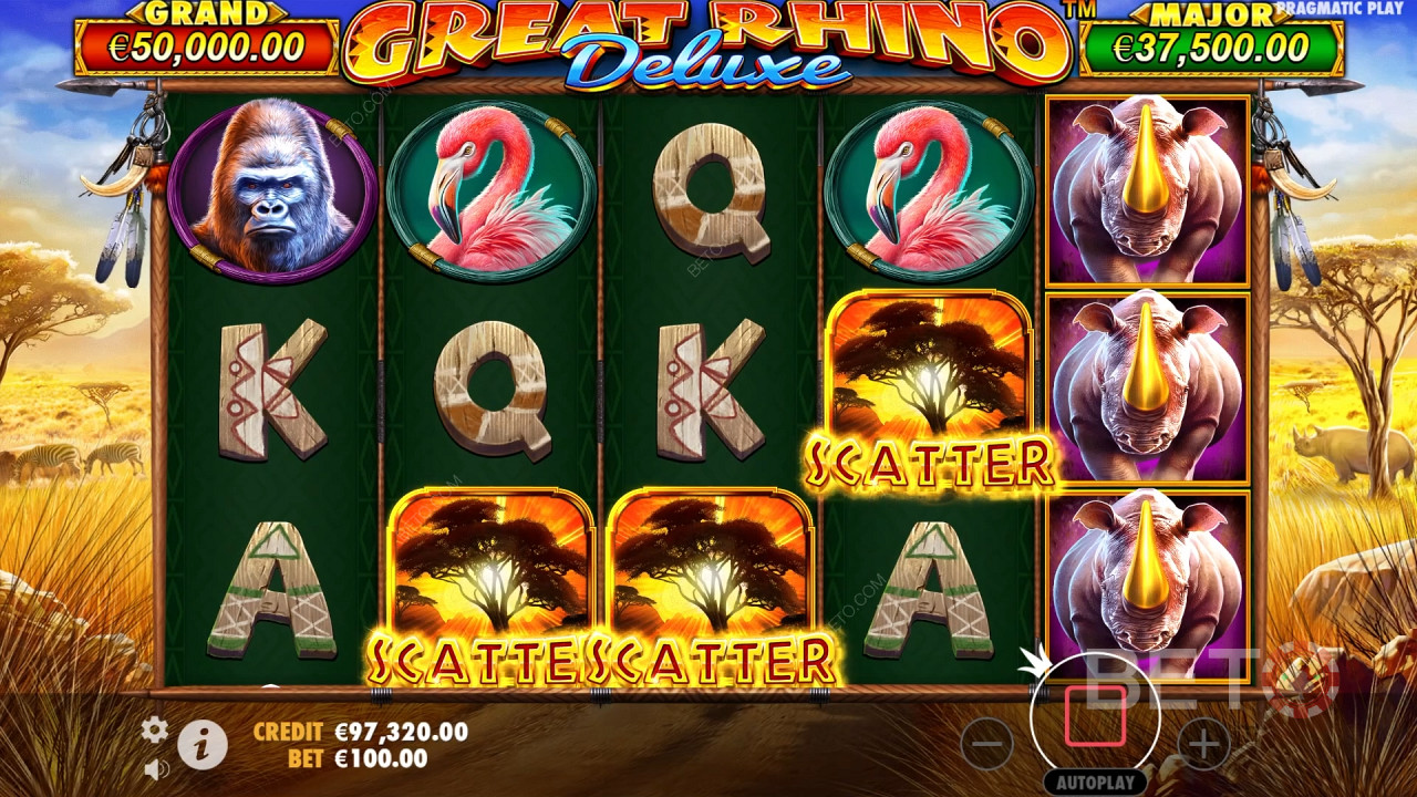 Great Rhino Deluxe Überprüfung durch BETO Slots
