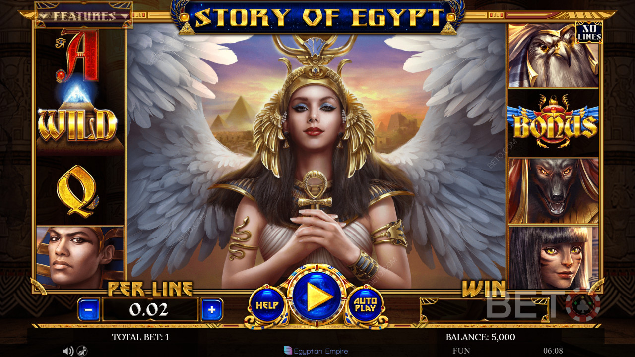 Story of Egypt Überprüfung durch BETO Slots