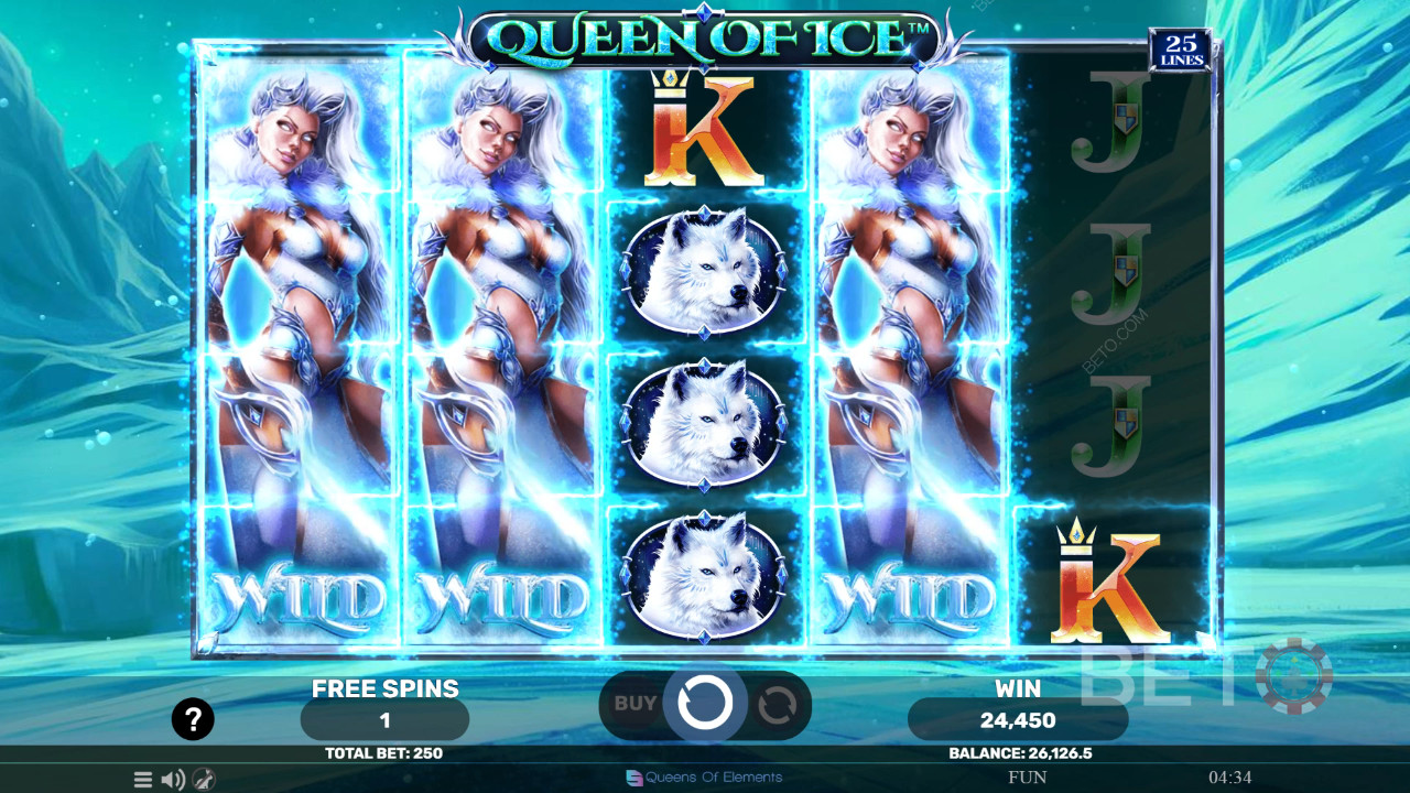 Königin des Eises Überprüfung durch BETO Slots