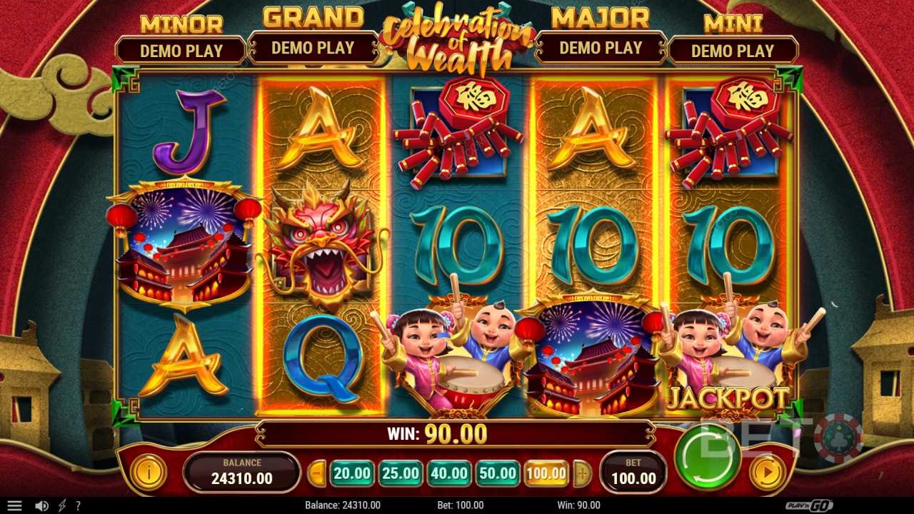Celebration of Wealth Überprüfung durch BETO Slots