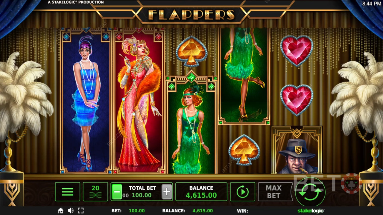 Flappers Überprüfung durch BETO Slots