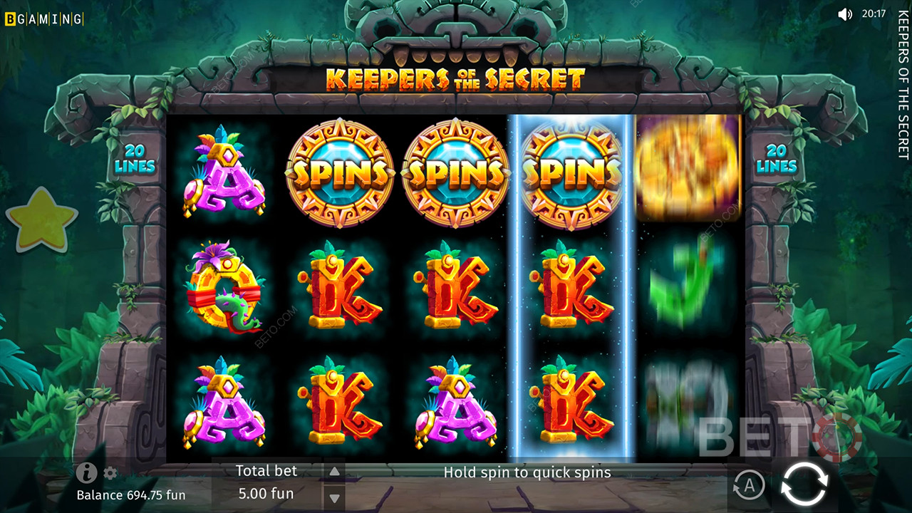 Hüter des Geheimnisses Überprüfung durch BETO Slots