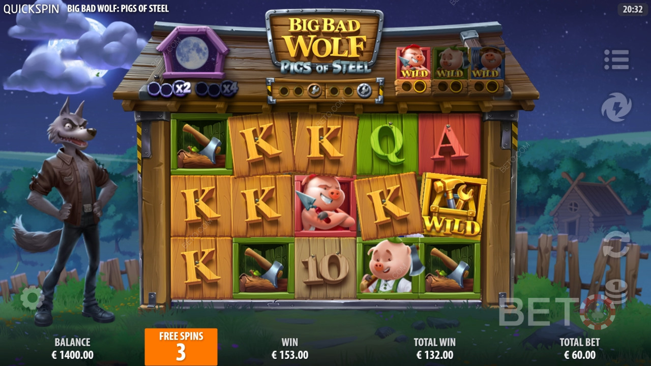 Big Bad Wolf: Pigs of Steel Überprüfung durch BETO Slots