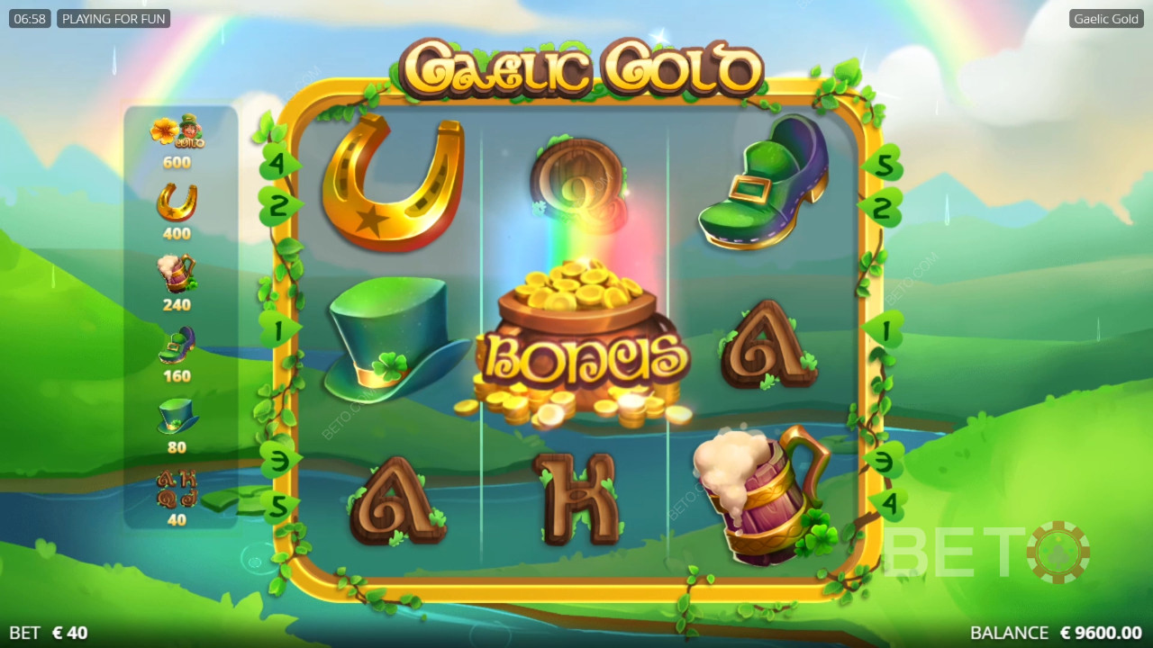 Gaelic Gold Überprüfung durch BETO Slots