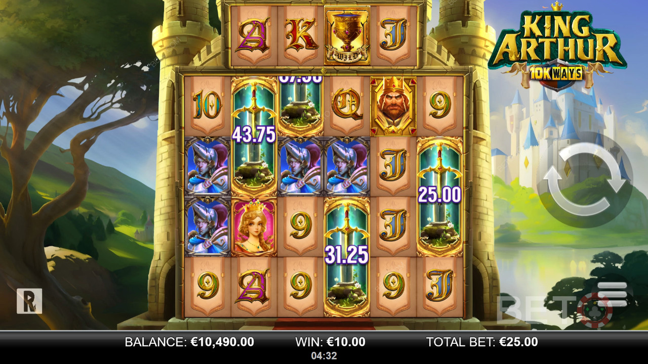 King Arthur 10k Ways Überprüfung durch BETO Slots