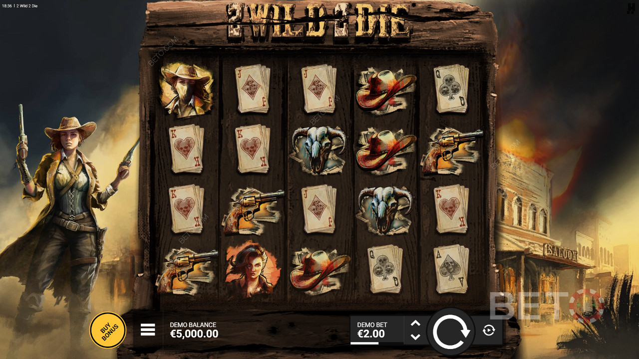 Thema und Gestaltung: Gesetzlose Wildwest-Abenteuer