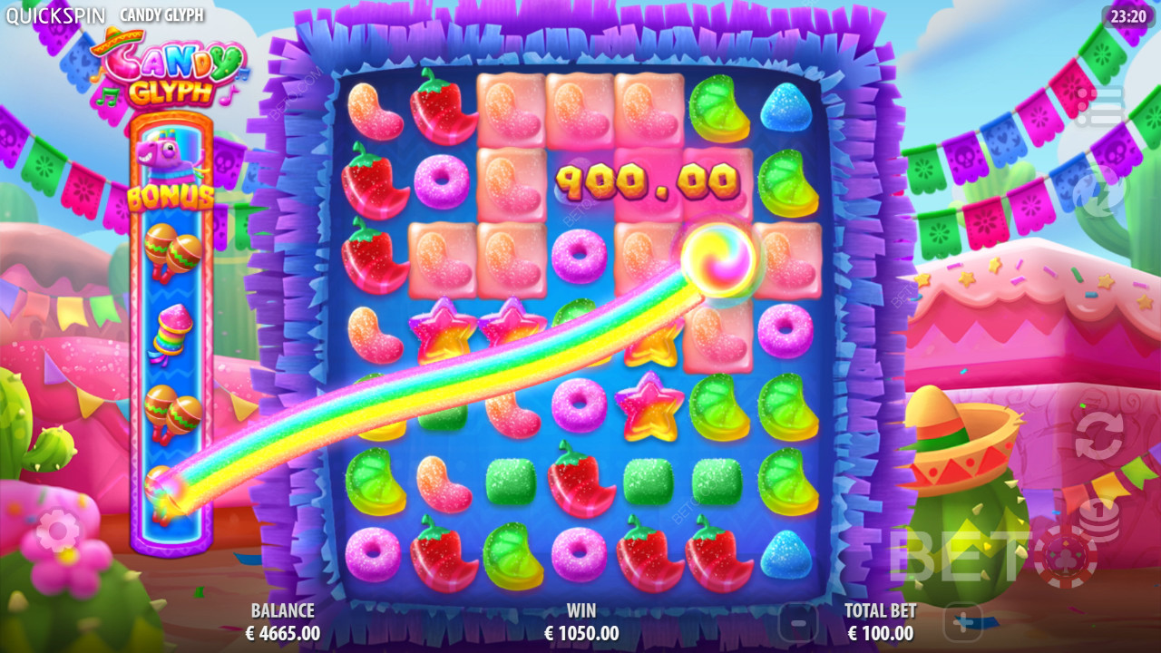 Candy Glyph Überprüfung durch BETO Slots