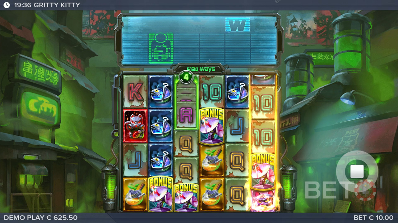 Lohnt sich der Gritty Kitty of Nitropolis Spielautomat?
