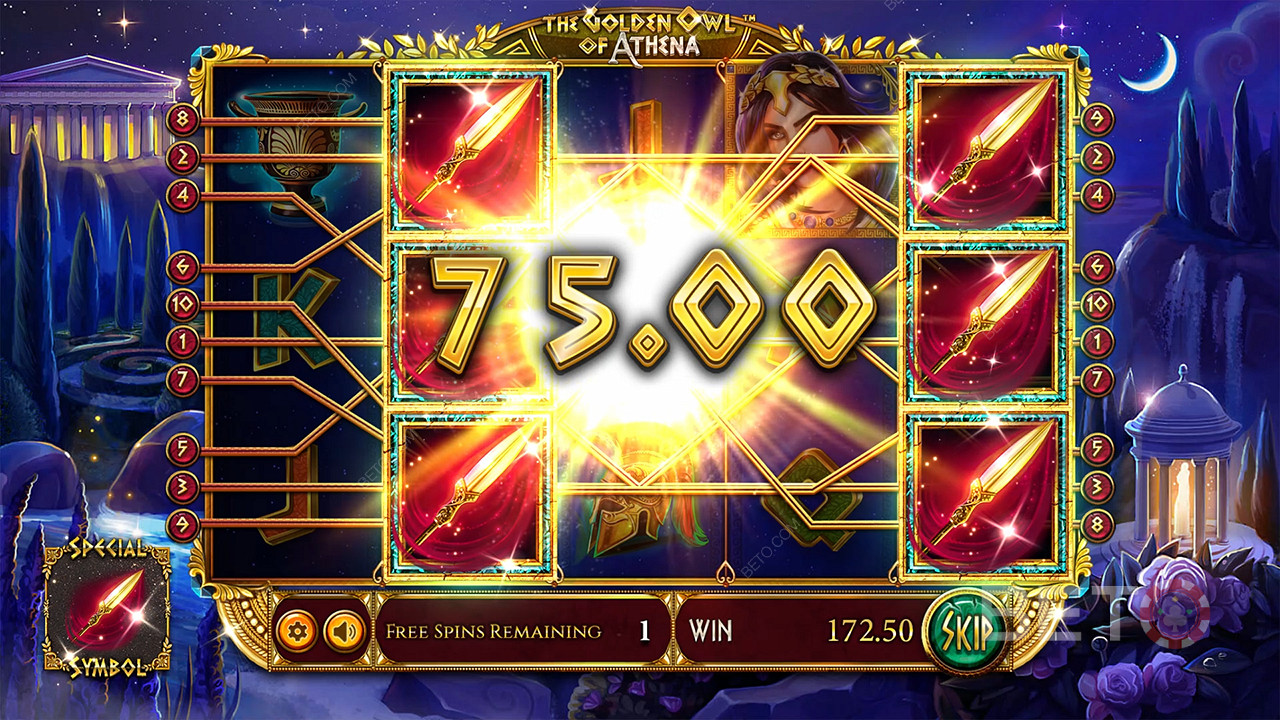 Die goldene Eule von Athena Überprüfung durch BETO Slots