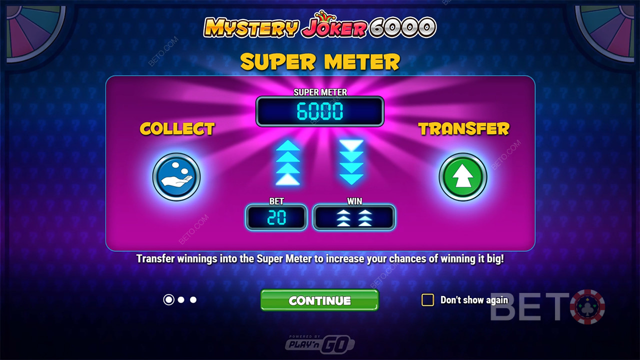 Die Bonusfunktionen in Mystery Joker 6000 werden erklärt von Play