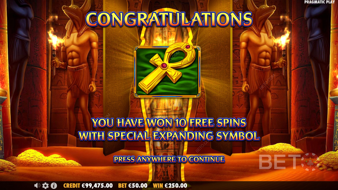 Gewinnen Sie das 5.000-fache Ihres Einsatzes beim klassischen Slot Ancient Egypt Online!