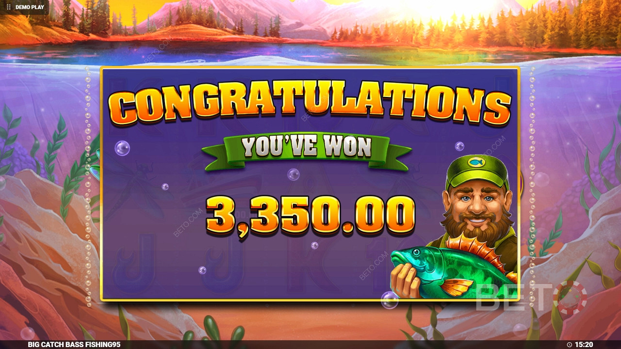 Gewinnen Sie das 4.000-fache Ihres Einsatzes im Big Catch Bass Fishing Slot Online!