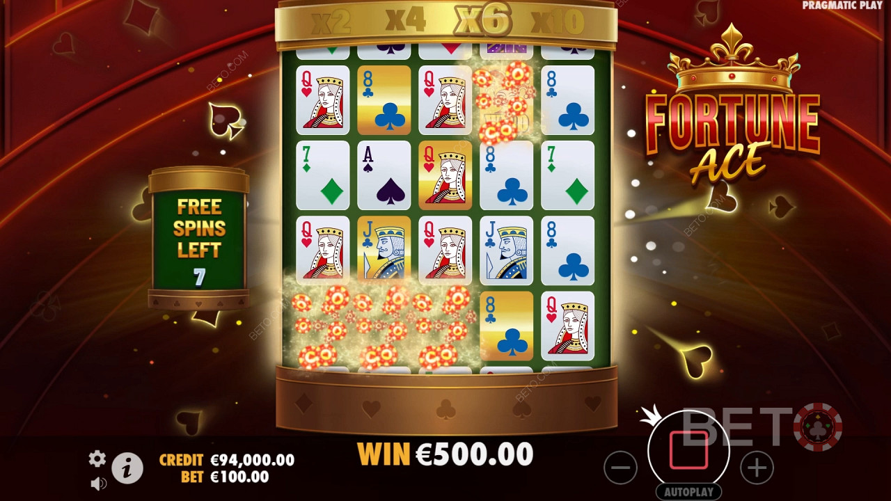 Gewinnen Sie das 5.000-fache Ihres Einsatzes beim Fortune Ace Slot Online!