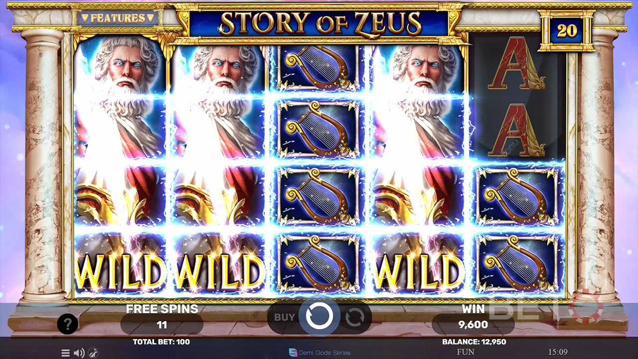 Story of Zeus Überprüfung durch BETO Slots