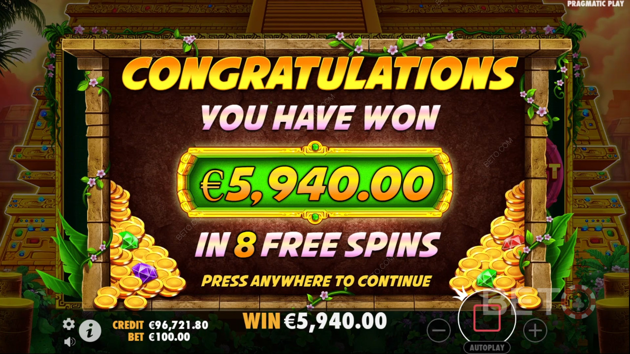 Gewinnen Sie das 10.500-Fache Ihres Einsatzes am Spielautomaten „El Dorado – The City of Gold“!