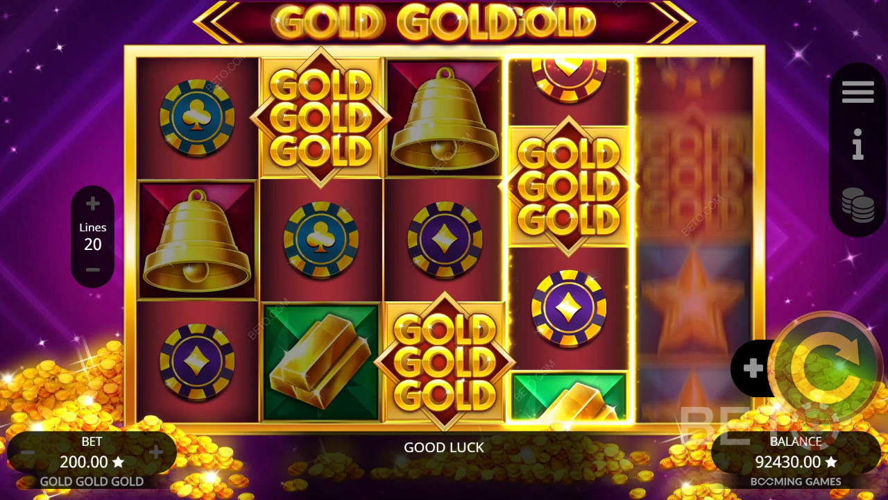 Gold Gold Gold Überprüfung durch BETO Slots