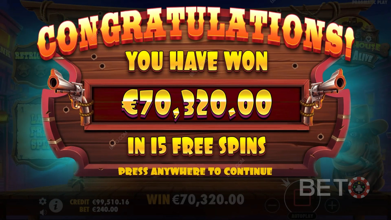 Gewinnen Sie das 10.000-fache Ihres Einsatzes im The Dog House Dog or Alive Online Slot!