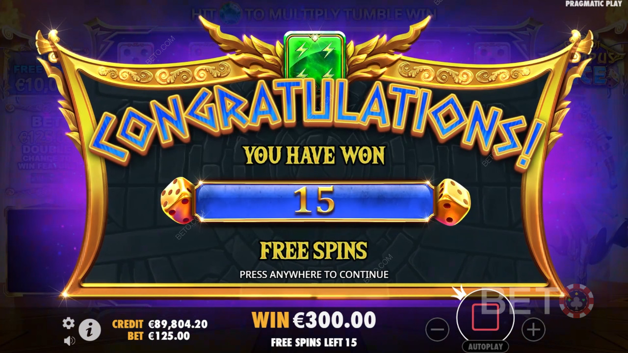 Gewinnen Sie das 5.000-fache Ihres Einsatzes in der Gates of Olympus Dice Slot Machine!