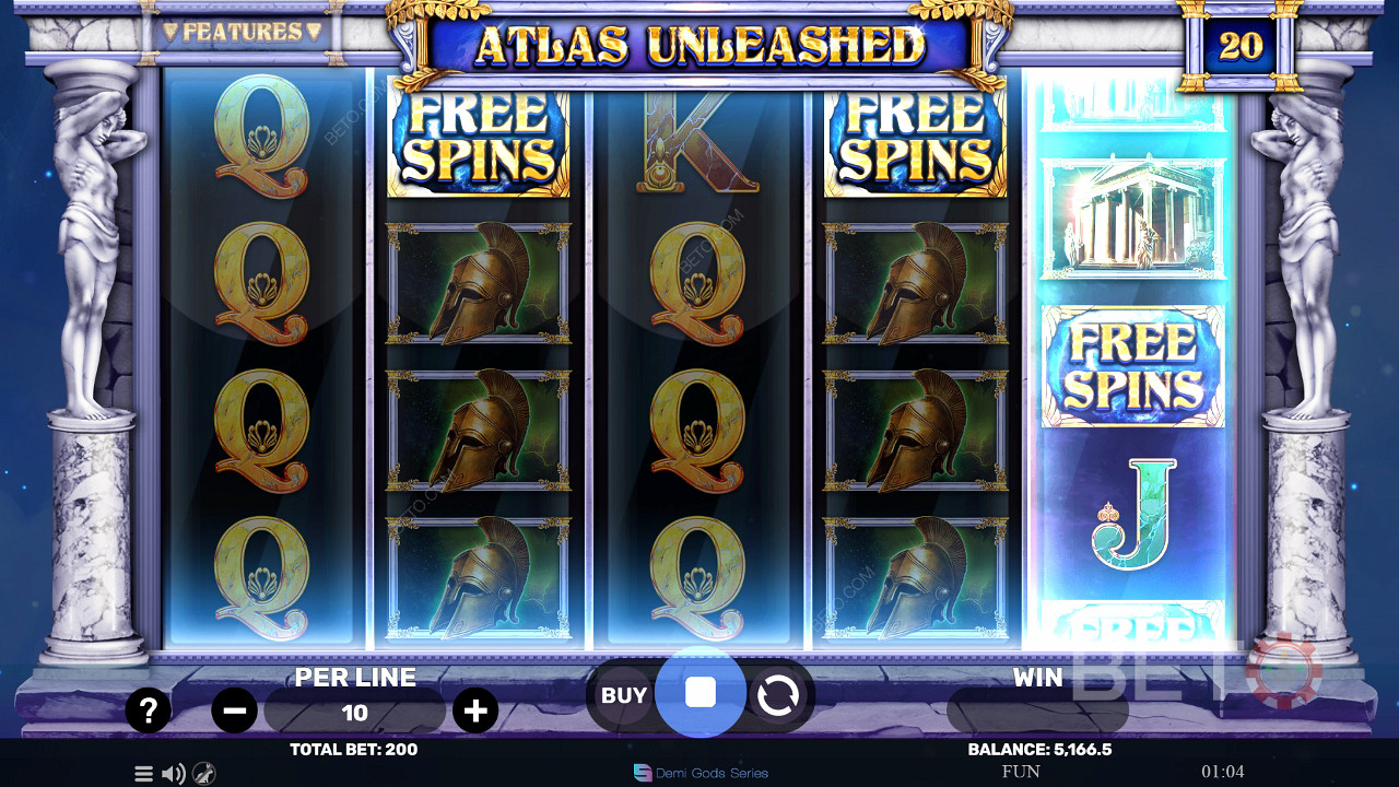 Atlas Unleashed Überprüfung durch BETO Slots